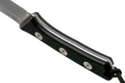 ANV P300 N690, Black G10 P300-015, Black Leather Sheath, Couteau De Survie 10 ANV P300 N690, Black G10 P300-015, Black Leather Sheath, Couteau De Survie -Couteaux Soldes Boutique ANVP300 015 04 anv knives