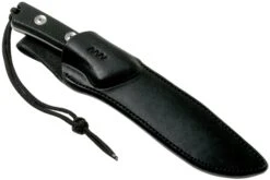 ANV P300 N690, Black G10 P300-015, Black Leather Sheath, Couteau De Survie 12 ANV P300 N690, Black G10 P300-015, Black Leather Sheath, Couteau De Survie -Couteaux Soldes Boutique ANVP300 015 06 anv knives