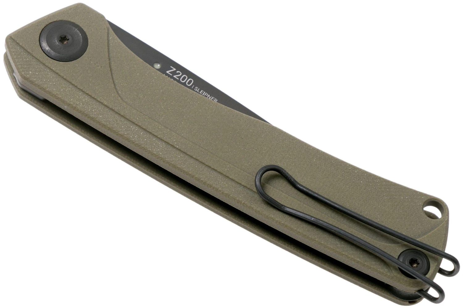 ANV Z200 Sleipner, DLC, Linerlock, G10, Olive, Z200-021 Couteau De Poche 4 ANV Z200 Sleipner, DLC, Linerlock, G10, Olive, Z200-021 Couteau De Poche – Image 4