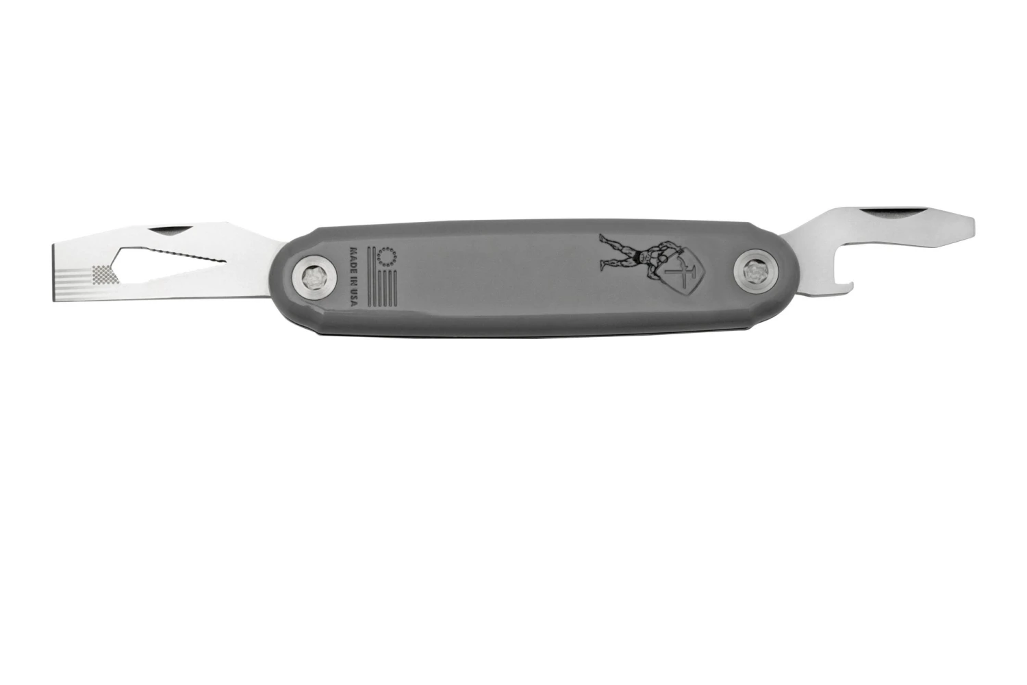 ASK Knives American Service Knife, The Atlas, Grey, Couteau De Poche Multi-Tool 1 ASK Knives American Service Knife, The Atlas, Grey, Couteau De Poche Multi-Tool