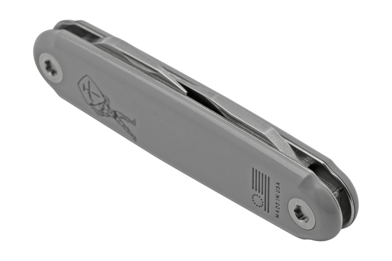 ASK Knives American Service Knife, The Atlas, Grey, Couteau De Poche Multi-Tool 5 ASK Knives American Service Knife, The Atlas, Grey, Couteau De Poche Multi-Tool – Image 5