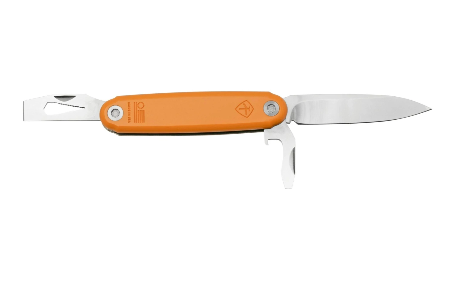 ASK Knives American Service Knife, The Jefferson, Orange, Couteau De Poche Multi-Tool 2 ASK Knives American Service Knife, The Jefferson, Orange, Couteau De Poche Multi-Tool – Image 2