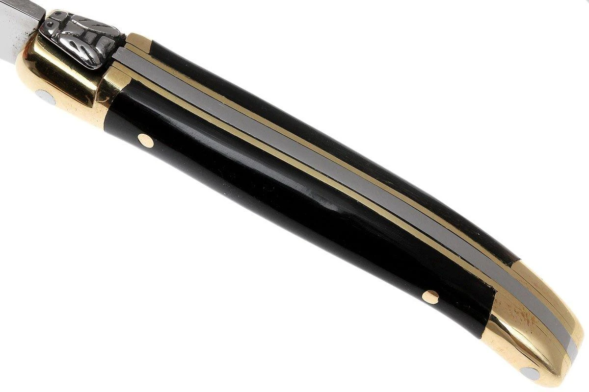 Petit Couteau De Poche De Laguiole En Aubrac, Corne De Buffle L0207BUL 6 Petit Couteau De Poche De Laguiole En Aubrac, Corne De Buffle L0207BUL – Image 6