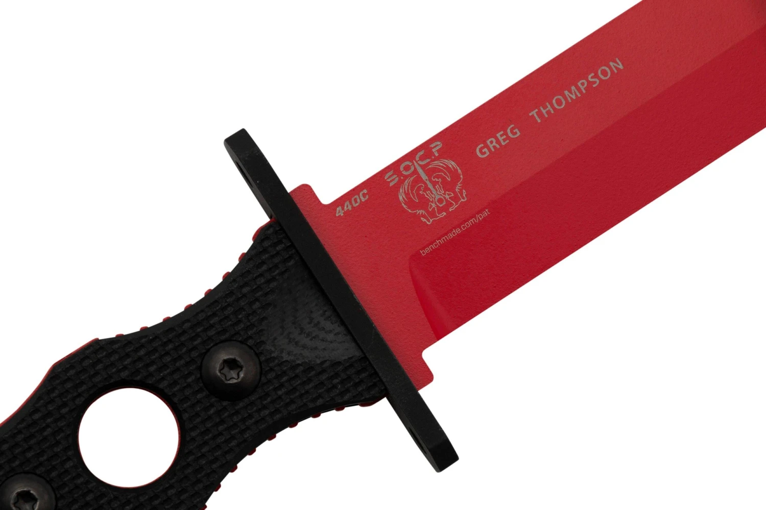 Benchmade SOCP Red 185T Trainer, Couteau Fixe, Greg Thompson Design 5 Benchmade SOCP Red 185T Trainer, Couteau Fixe, Greg Thompson Design – Image 5