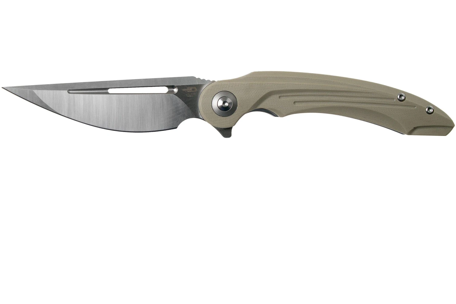 Bestech Irida BG25B Beige G10 Couteau De Poche, Kombou Design 1 Bestech Irida BG25B Beige G10 Couteau De Poche, Kombou Design