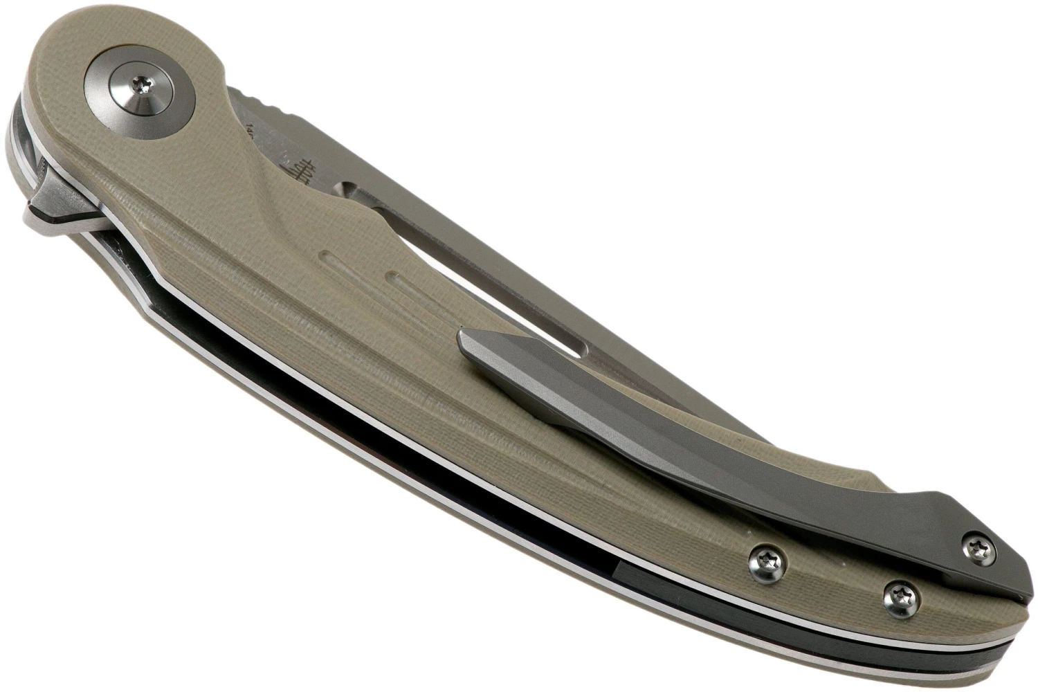 Bestech Irida BG25B Beige G10 Couteau De Poche, Kombou Design 4 Bestech Irida BG25B Beige G10 Couteau De Poche, Kombou Design – Image 4