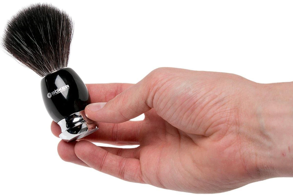 Böker Classic Shaving Brush Black 04BO125 Blaireau 2 Böker Classic Shaving Brush Black 04BO125 Blaireau – Image 2