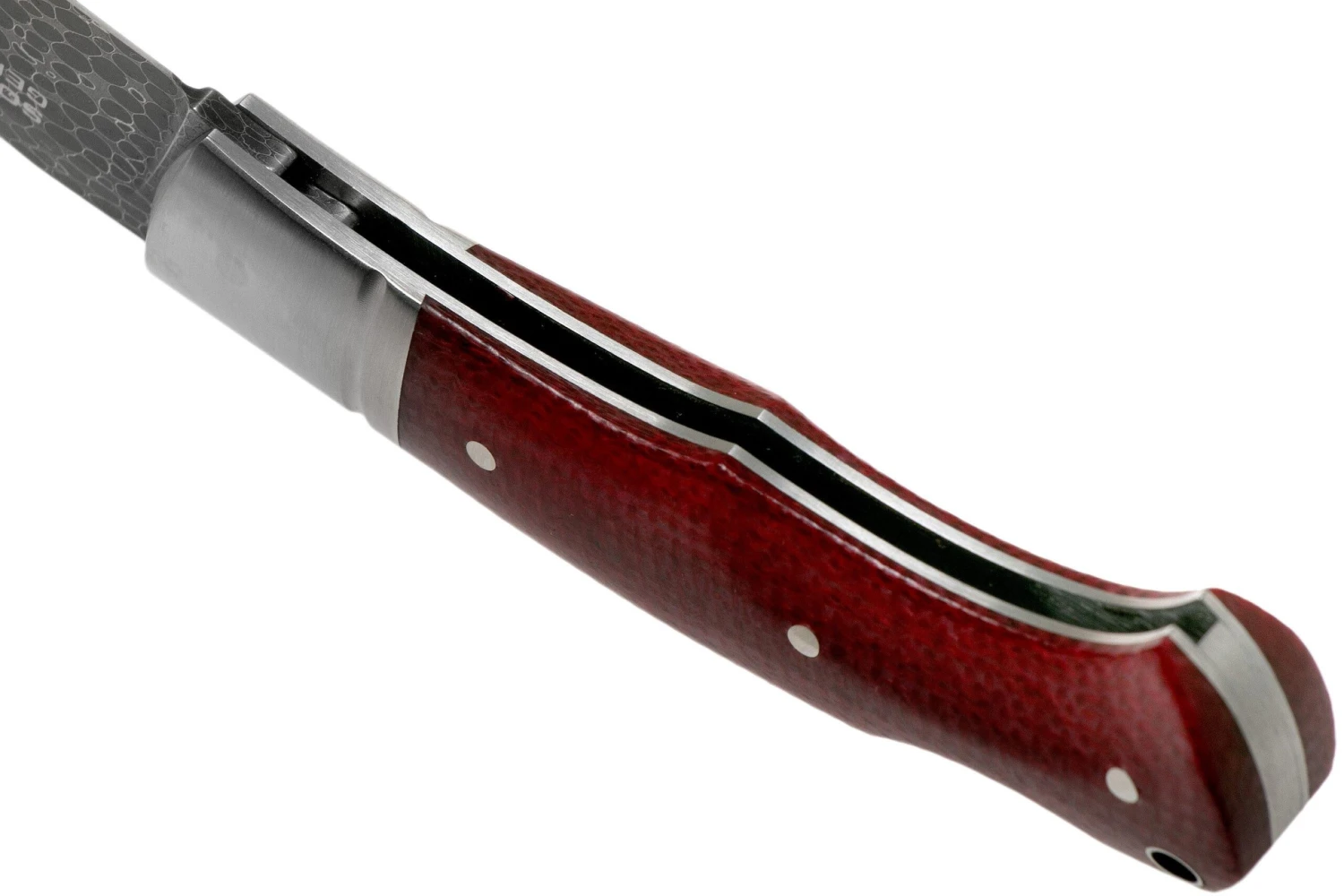 Böker Boxer 111025DAM Damascus, Micarta Couteau De Gentleman, Raphael Durand Design 5 Böker Boxer 111025DAM Damascus, Micarta Couteau De Gentleman, Raphael Durand Design – Image 5