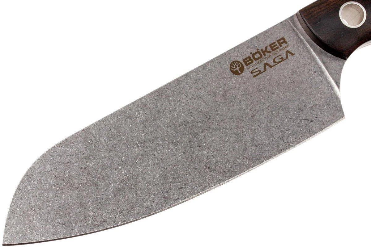 Böker 130366, Saga Couteau Santoku, Bois De Grenadille 3 Böker 130366, Saga Couteau Santoku, Bois De Grenadille – Image 3