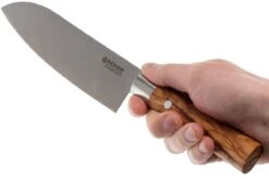 Böker Damast Olive 17,2 Cm Santoku, 130437DAM 10 Böker Damast Olive 17,2 Cm Santoku, 130437DAM -Couteaux Soldes Boutique BO130437DAM 05 boker damast olive bo130437dam 05