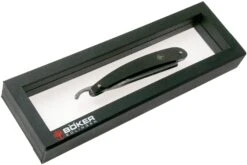 Böker Manufaktur Ebony Damascus Rasoir Coupe-chou 140609DAM 13 Böker Manufaktur Ebony Damascus Rasoir Coupe-chou 140609DAM -Couteaux Soldes Boutique BO140609DAM 07 boker