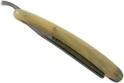 Böker Manufaktur Damascus Horn Rasoir Coupe-choux 140623DAM 12 Böker Manufaktur Damascus Horn Rasoir Coupe-choux 140623DAM -Couteaux Soldes Boutique BO140623DAM 06 boker