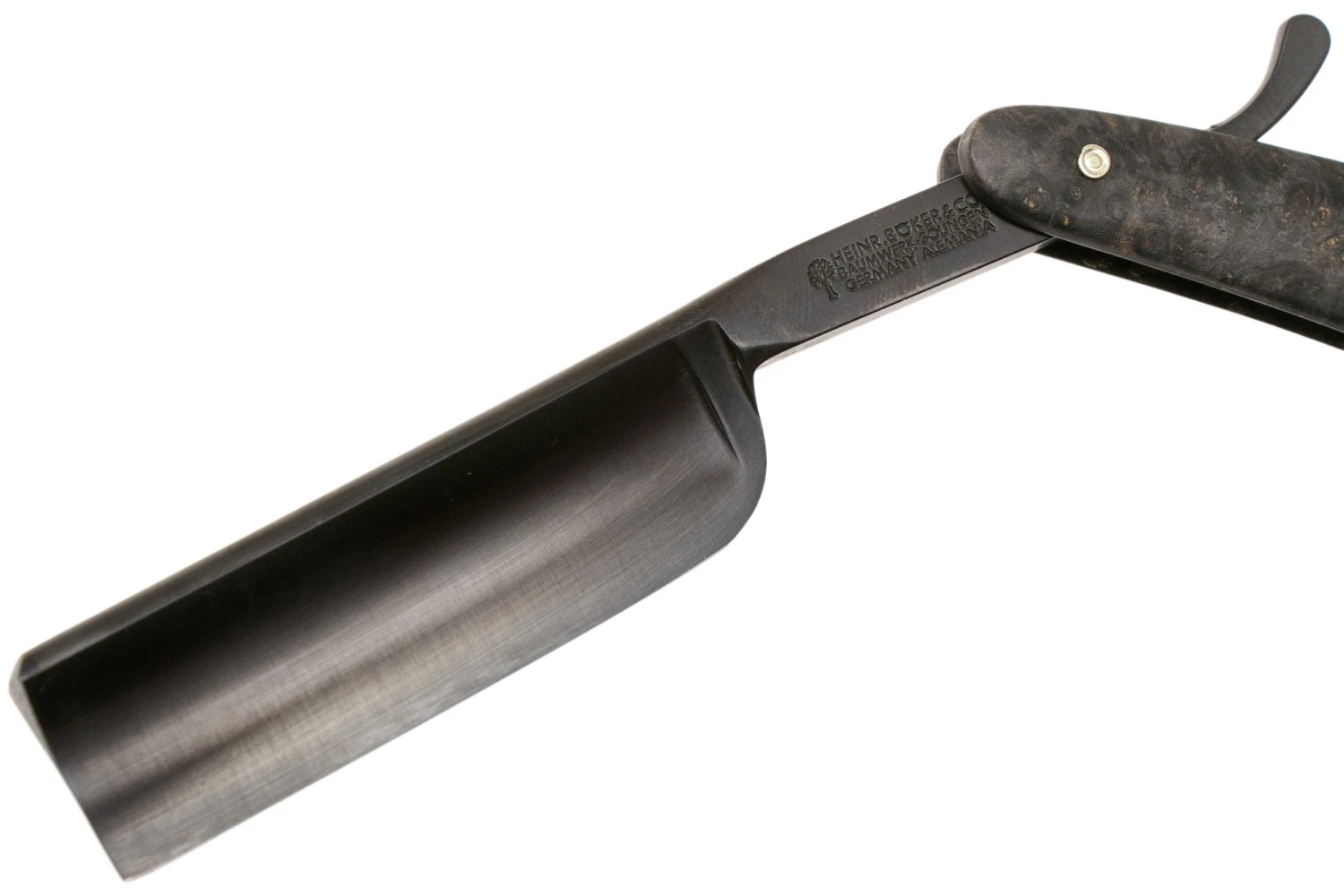 Böker Manufaktur Solingen Black Amboina 140919 Rasoir Coupe-choux 3 Böker Manufaktur Solingen Black Amboina 140919 Rasoir Coupe-choux – Image 3