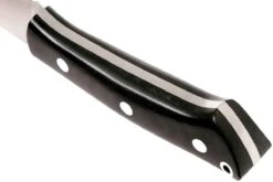 Bark River Fox River CPM 3V, Black Canvas Micarta, No Loop -Couteaux Soldes Boutique BRK01 123BRKC LR 04 bark river brk01 123brkc lr 04