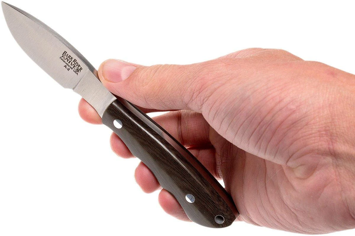 Bark River Mini Canadian A2, Green Canvas Micarta 6 Bark River Mini Canadian A2, Green Canvas Micarta – Image 6