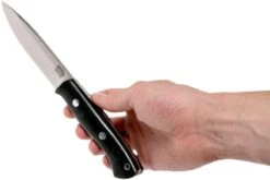 Bark River Aurora CPM Cru-Wear, Black Canvas Micarta, Couteau Bushraft -Couteaux Soldes Boutique BRK06 163BRKC 06 bark river brk06 163brkc 06