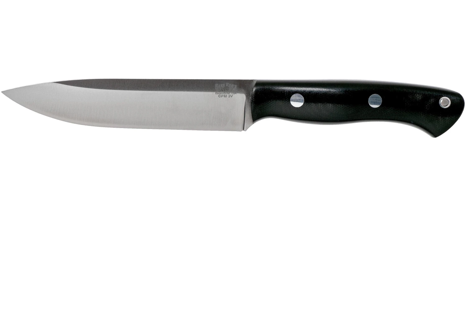 Bark River Aurora II CPM 3V, Black Canvas Micarta Couteau De Bushcraft 1 Bark River Aurora II CPM 3V, Black Canvas Micarta Couteau De Bushcraft