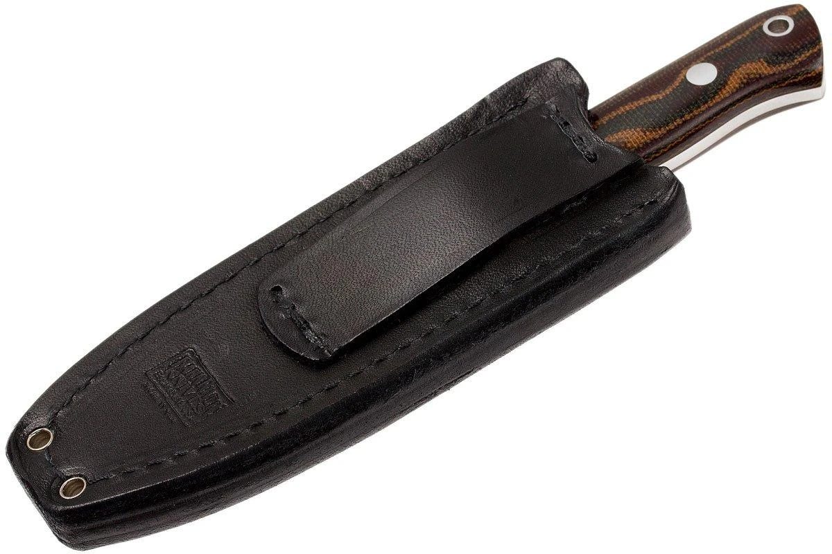 Bark River Bravo Necker II CPM 154CM, Burgundy Snakeskin Micarta 9 Bark River Bravo Necker II CPM 154CM, Burgundy Snakeskin Micarta – Image 9