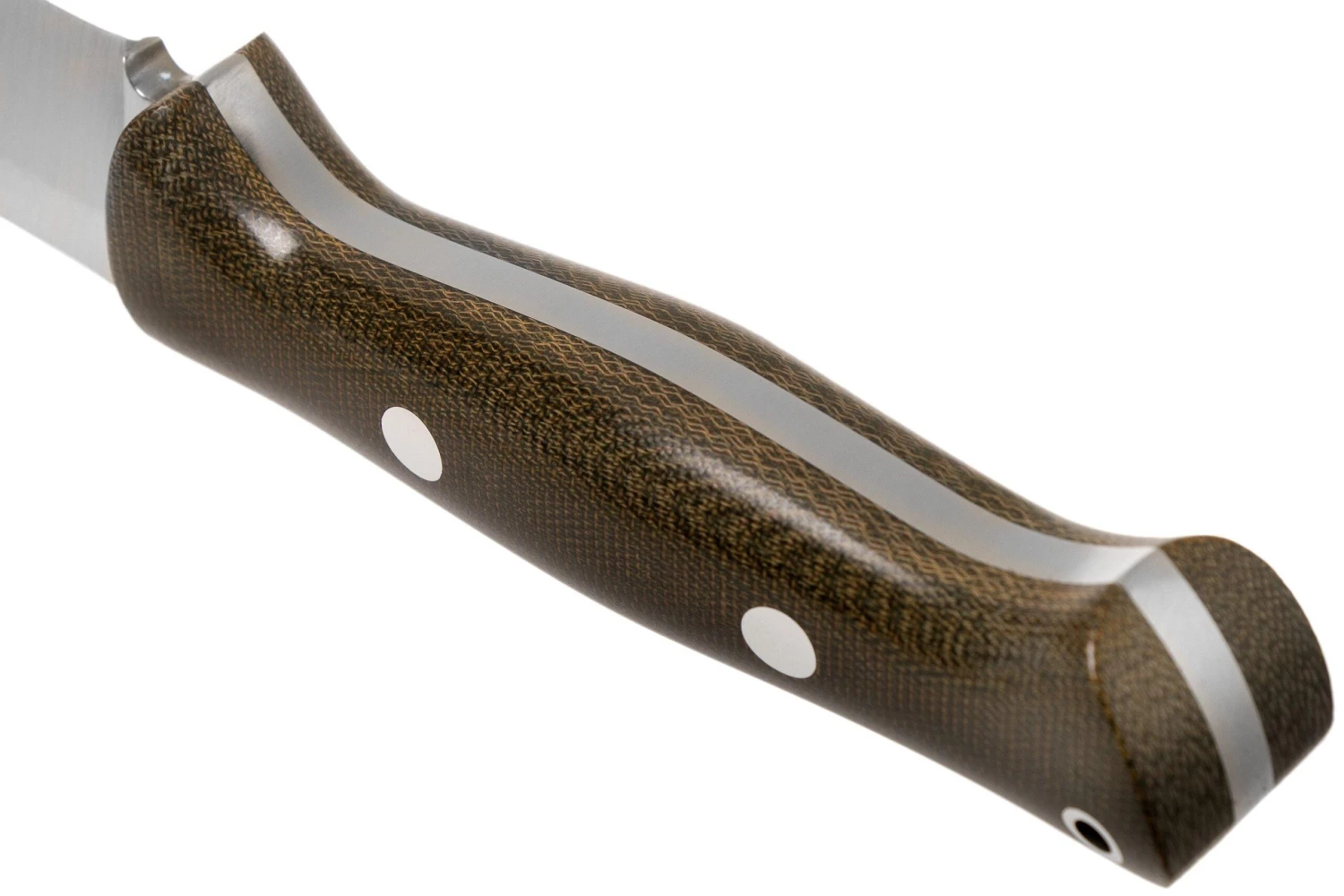 Bark River Bravo 1.2 A2 Green Canvas Micarta Couteau Outdoor 4 Bark River Bravo 1.2 A2 Green Canvas Micarta Couteau Outdoor – Image 4