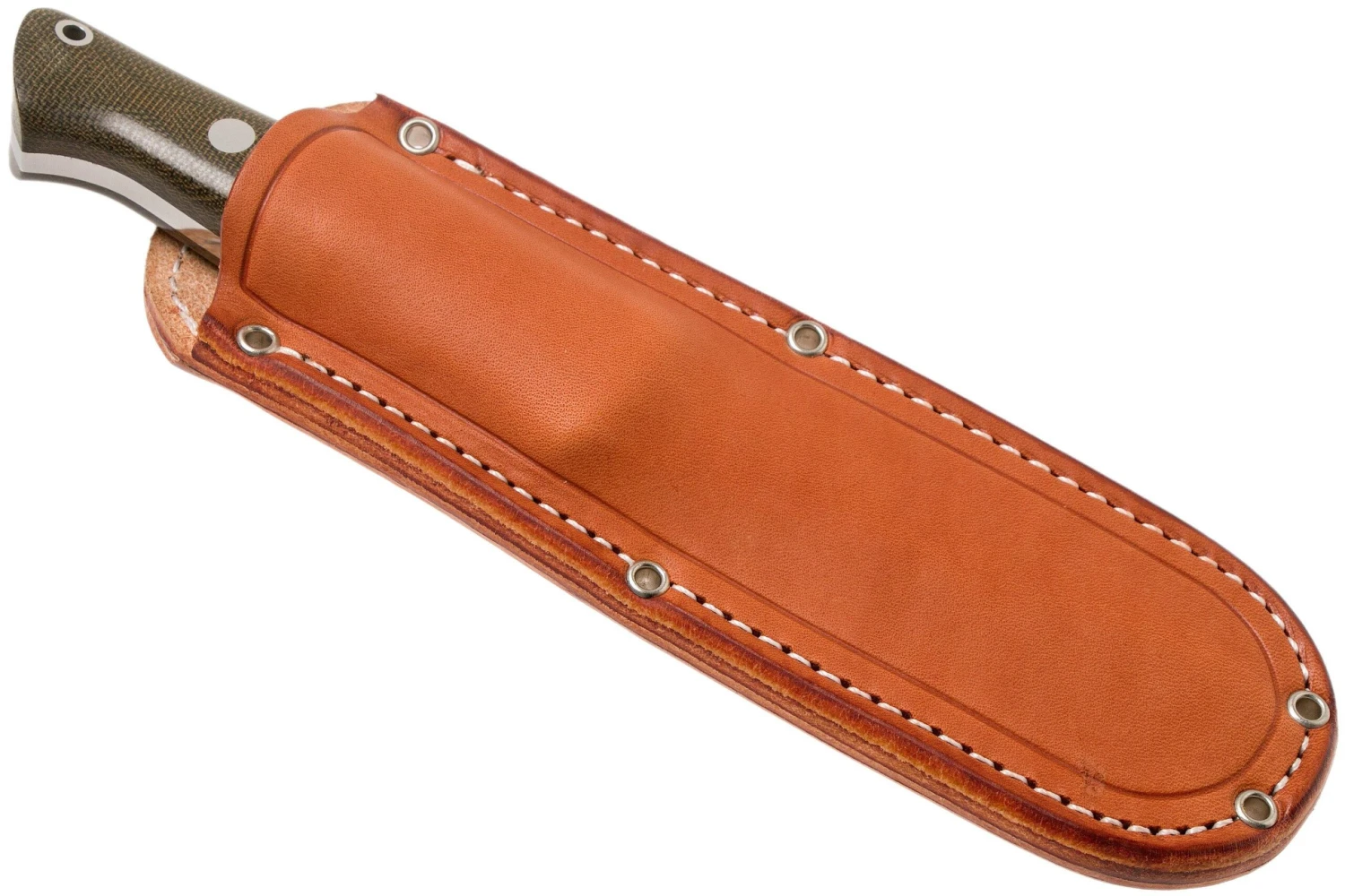 Bark River Bravo 1.2 A2 Green Canvas Micarta Couteau Outdoor 6 Bark River Bravo 1.2 A2 Green Canvas Micarta Couteau Outdoor – Image 6