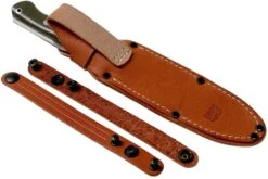 Bark River Bravo 1.5 Rampless CPM 3V Field Knife, Green Canvas Micarta 13 Bark River Bravo 1.5 Rampless CPM 3V Field Knife, Green Canvas Micarta -Couteaux Soldes Boutique BRK07 122GCMR 07 bark river knives