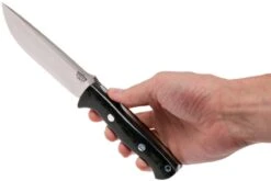 Bark River Bravo 1.2 CPM 3V, Black Canvas Micarta, Brown Sheath 15 Bark River Bravo 1.2 CPM 3V, Black Canvas Micarta, Brown Sheath -Couteaux Soldes Boutique BRK07 123BRKC 07 bark river bravo brk07 123brkc 07