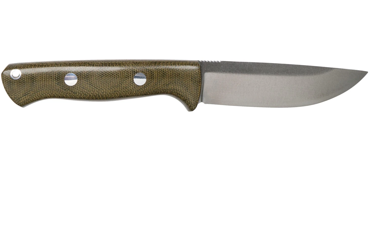 Bark River Bravo 1 CPM 154 Field Knife, Green Canvas Micarta 2 Bark River Bravo 1 CPM 154 Field Knife, Green Canvas Micarta – Image 2