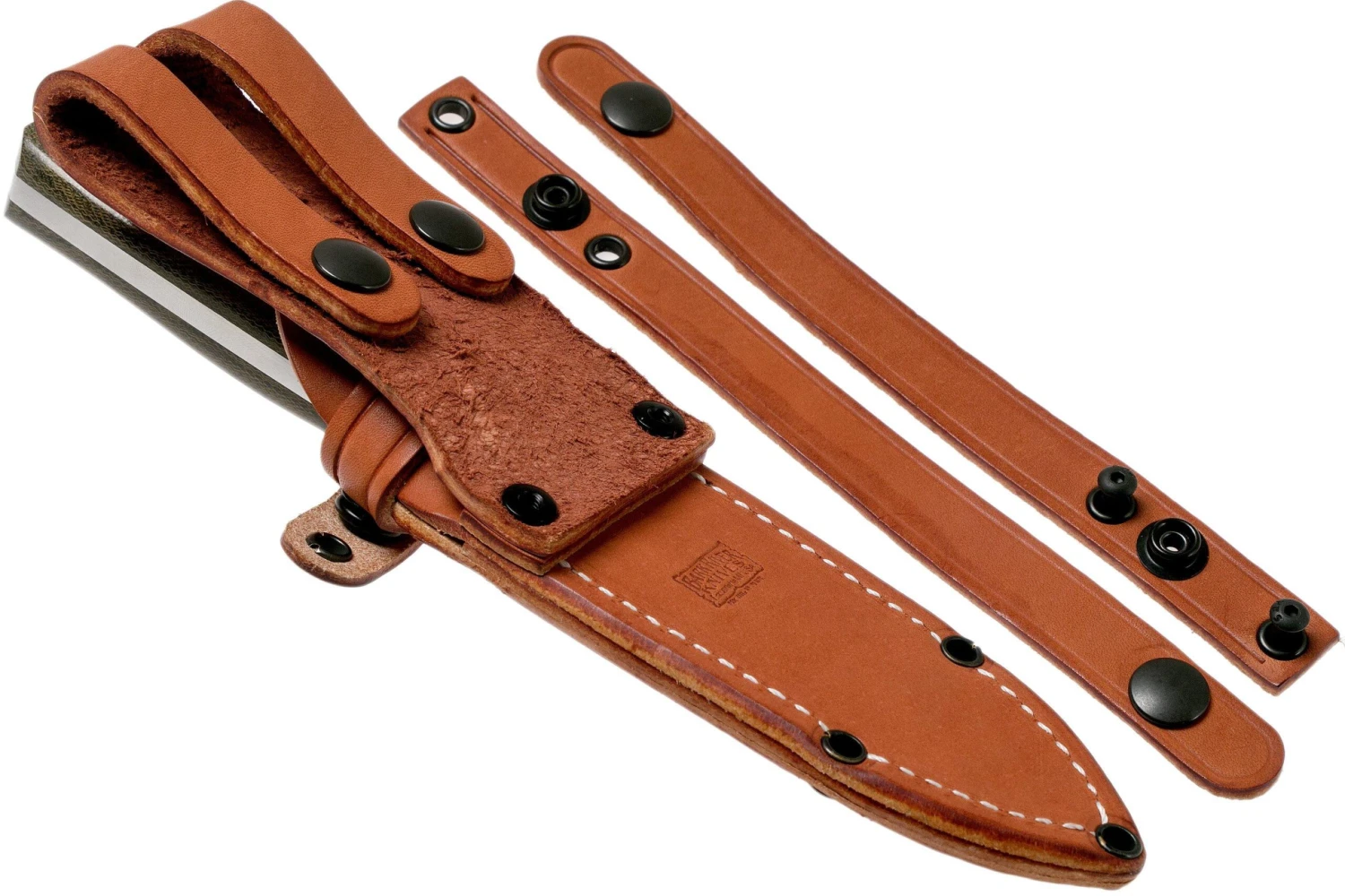 Bark River Bravo 1 CPM 154 Field Knife, Green Canvas Micarta 8 Bark River Bravo 1 CPM 154 Field Knife, Green Canvas Micarta – Image 8