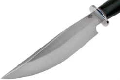 Bark River Highwayman III A2 Black Canvas Micarta Couteau Bowie -Couteaux Soldes Boutique BRK08 313BCM 03 bark river knives