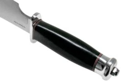 Bark River Highwayman III A2 Black Canvas Micarta Couteau Bowie -Couteaux Soldes Boutique BRK08 313BCM 04 bark river knives