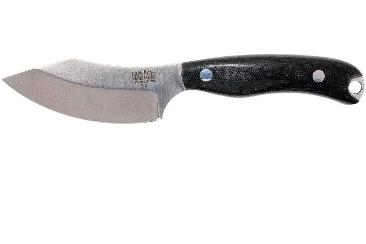 Bark River JX6 Companion A2, Black Canvas Micarta, Brown Sheath 1 Bark River JX6 Companion A2, Black Canvas Micarta, Brown Sheath