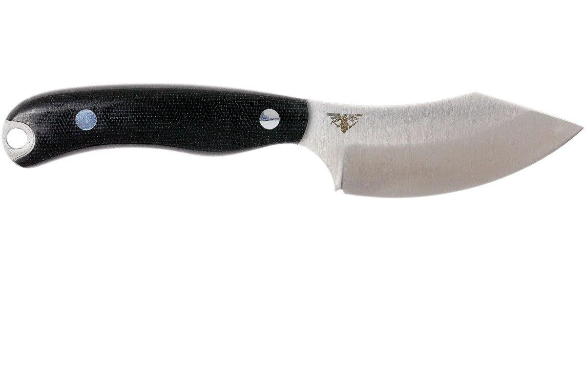 Bark River JX6 Companion A2, Black Canvas Micarta, Brown Sheath 2 Bark River JX6 Companion A2, Black Canvas Micarta, Brown Sheath – Image 2