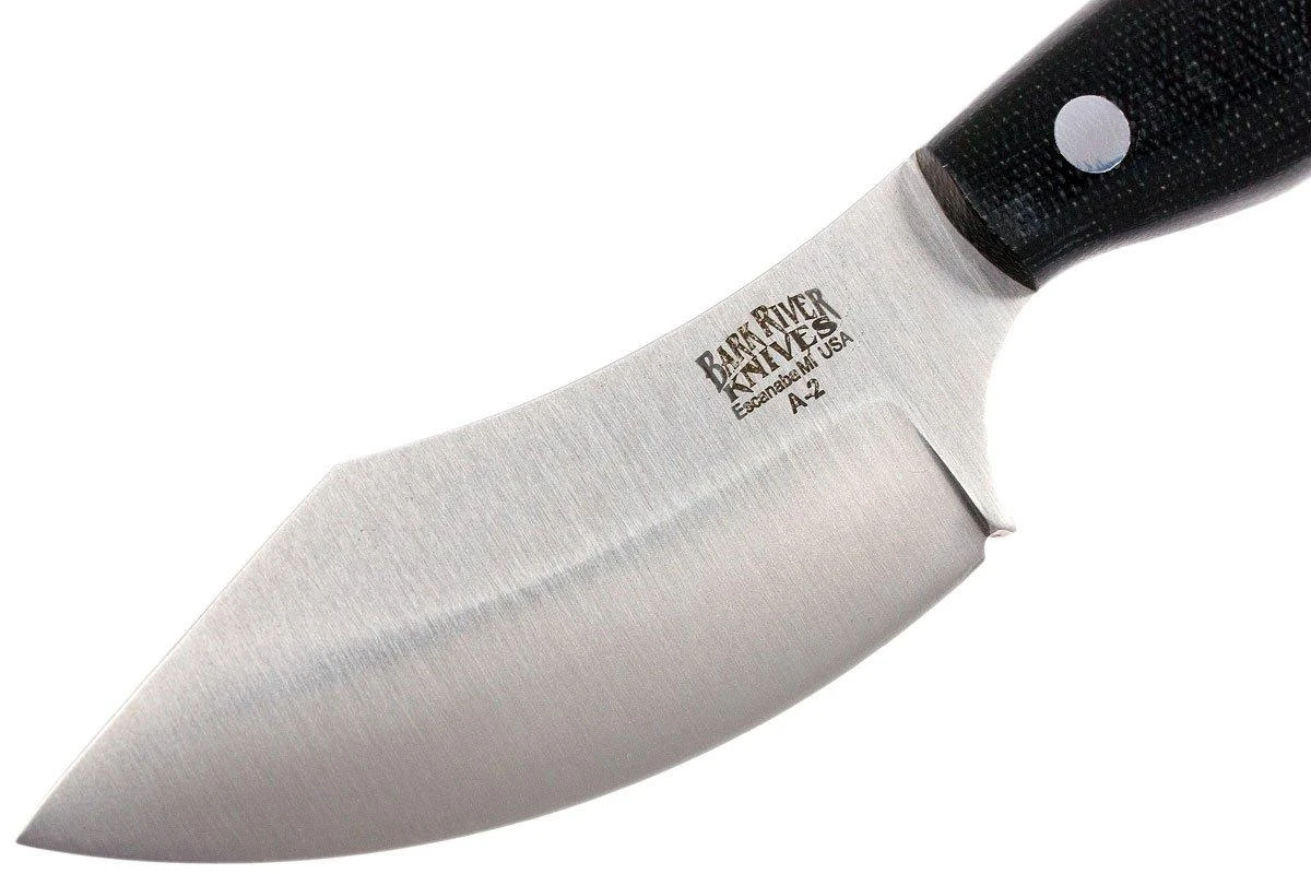 Bark River JX6 Companion A2, Black Canvas Micarta, Brown Sheath 3 Bark River JX6 Companion A2, Black Canvas Micarta, Brown Sheath – Image 3