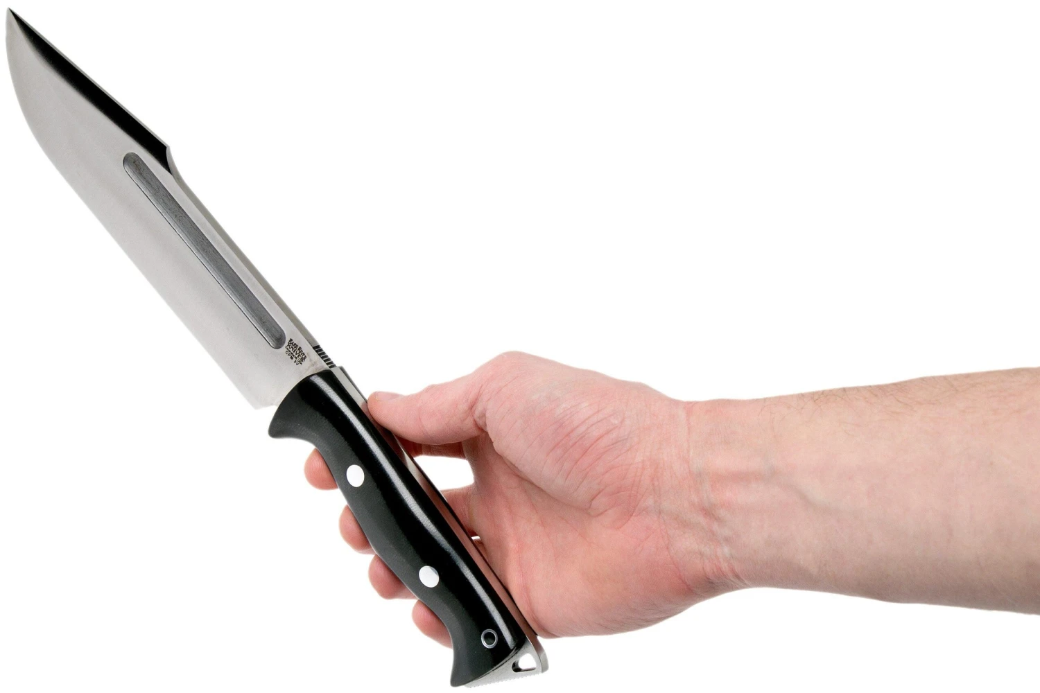 Bark River Bravo Tope Recon Field CPM 3V, Black Canvas Micarta 6 Bark River Bravo Tope Recon Field CPM 3V, Black Canvas Micarta – Image 6