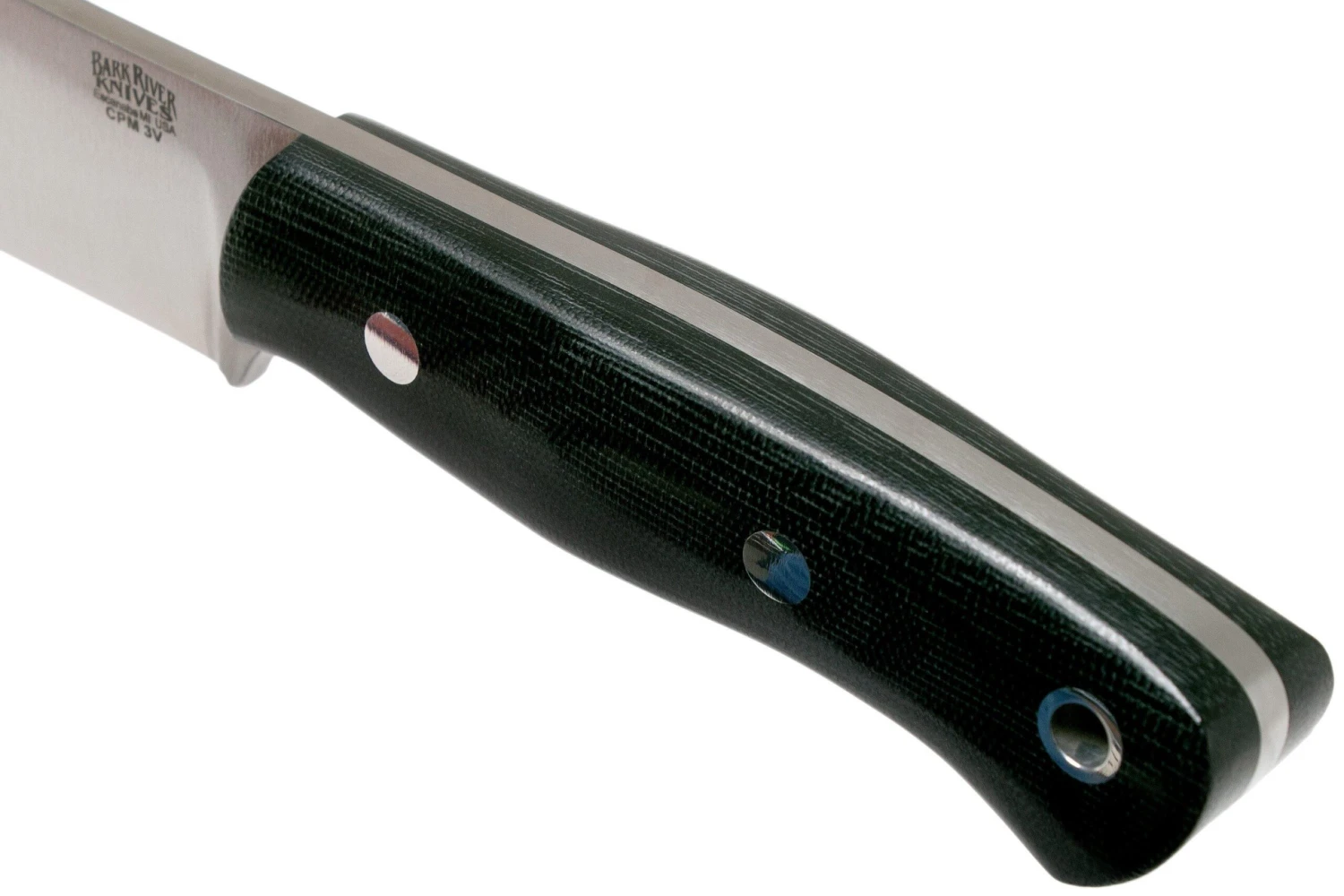 Bark River Kalahari Camp Knife 2 CPM 3V Black Canvas Micarta Couteau D'outdoor 5 Bark River Kalahari Camp Knife 2 CPM 3V Black Canvas Micarta Couteau D'outdoor – Image 5