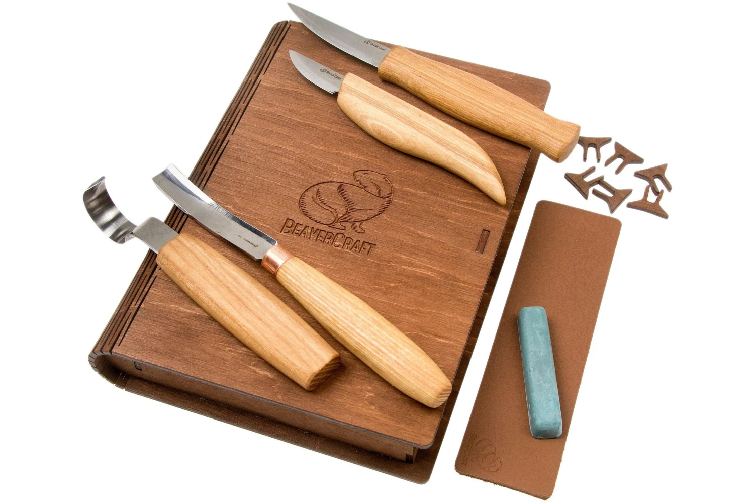 BeaverCraft Professional Spoon And Kuksa Carving Set S43 Book, Kit De Sculpture Sur Bois Avec Boîte De Rangement Livre En Bois 1 BeaverCraft Professional Spoon And Kuksa Carving Set S43 Book, Kit De Sculpture Sur Bois Avec Boîte De Rangement Livre En Bois