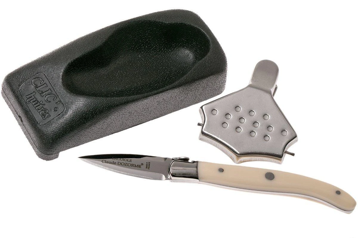 Claude Dozorme Laguiole Coffret à Huitre, Ivoirine 2 Claude Dozorme Laguiole Coffret à Huitre, Ivoirine – Image 2