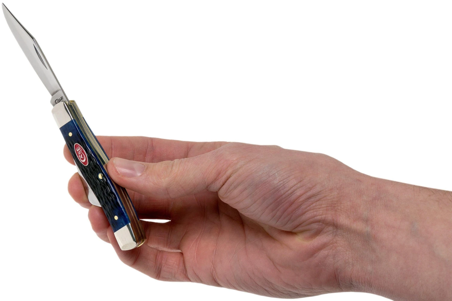 Case Medium Stockman Navy Blue Bone, Rogers Jig, 07049, 63032 SS Couteau De Poche 5 Case Medium Stockman Navy Blue Bone, Rogers Jig, 07049, 63032 SS Couteau De Poche – Image 5