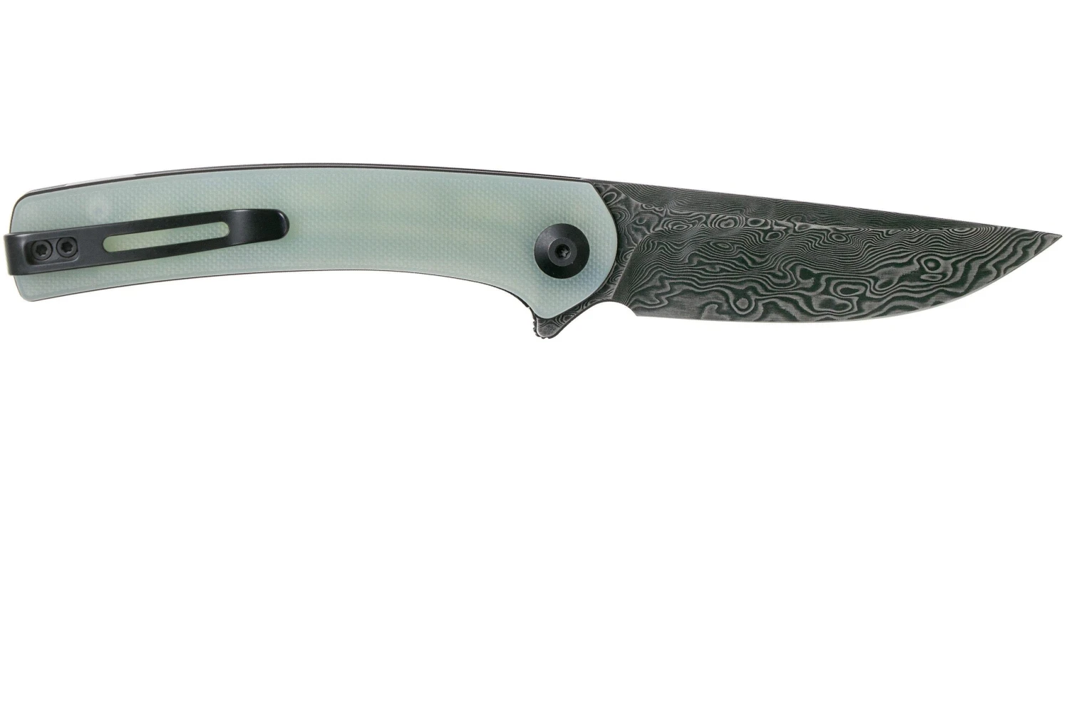 Civivi Mini Asticus C19026B-DS1 Damascus, Natural G10 Couteau De Poche 2 Civivi Mini Asticus C19026B-DS1 Damascus, Natural G10 Couteau De Poche – Image 2