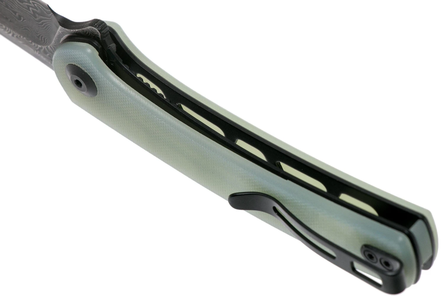 Civivi Mini Asticus C19026B-DS1 Damascus, Natural G10 Couteau De Poche 5 Civivi Mini Asticus C19026B-DS1 Damascus, Natural G10 Couteau De Poche – Image 5