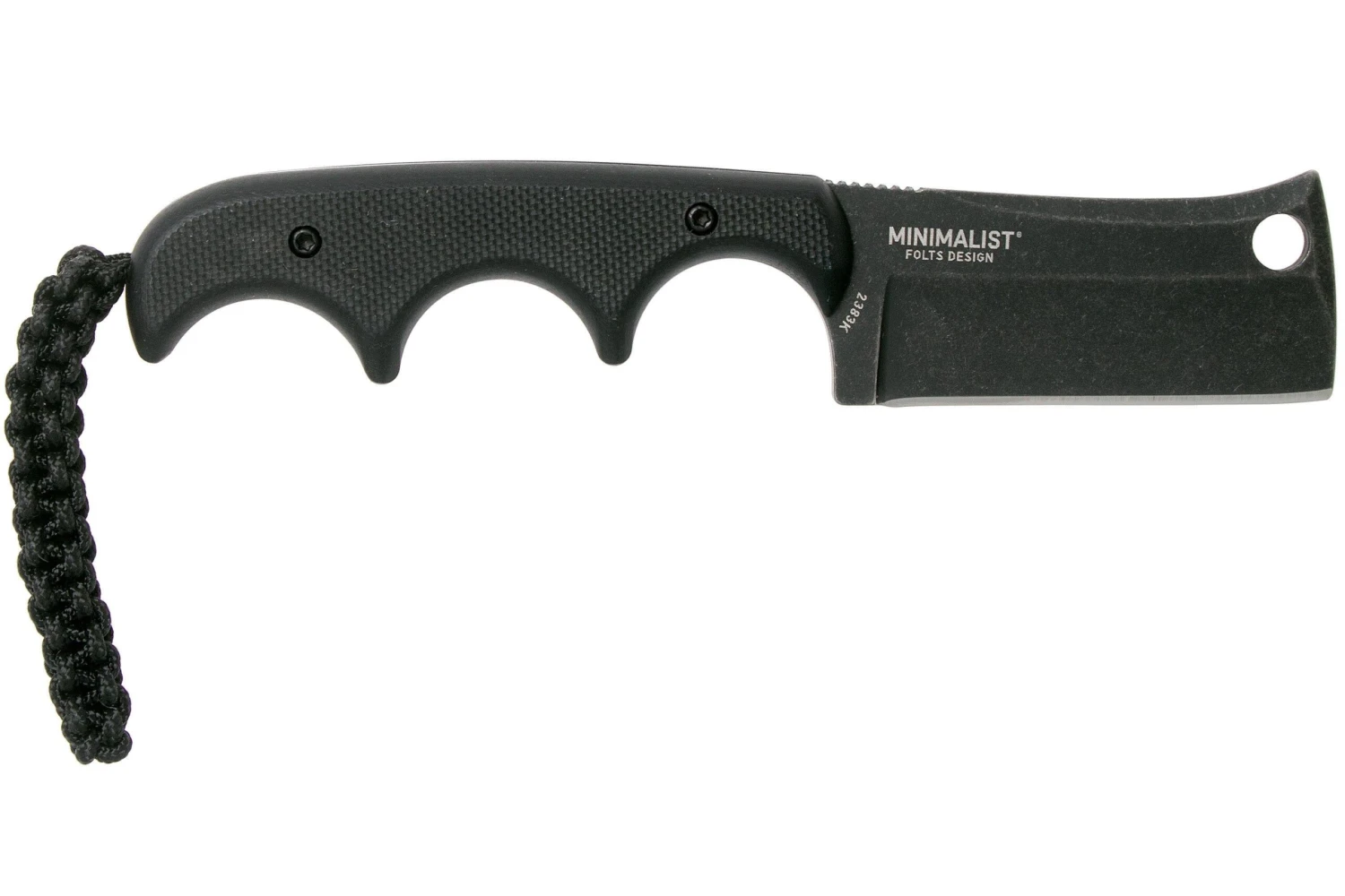 CRKT Minimalist Cleaver Blackout 2383K Couteau De Cou, Alan Folts Design 2 CRKT Minimalist Cleaver Blackout 2383K Couteau De Cou, Alan Folts Design – Image 2
