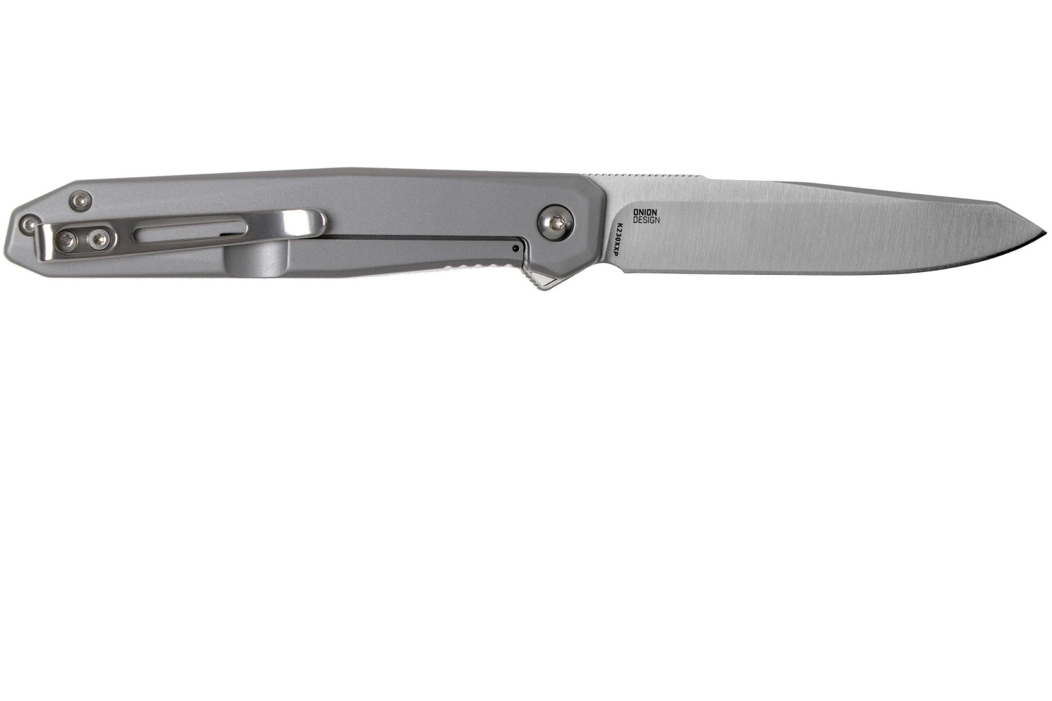 CRKT Facet Silver K230XXP Couteau De Poche, Ken Onion Design 2 CRKT Facet Silver K230XXP Couteau De Poche, Ken Onion Design – Image 2