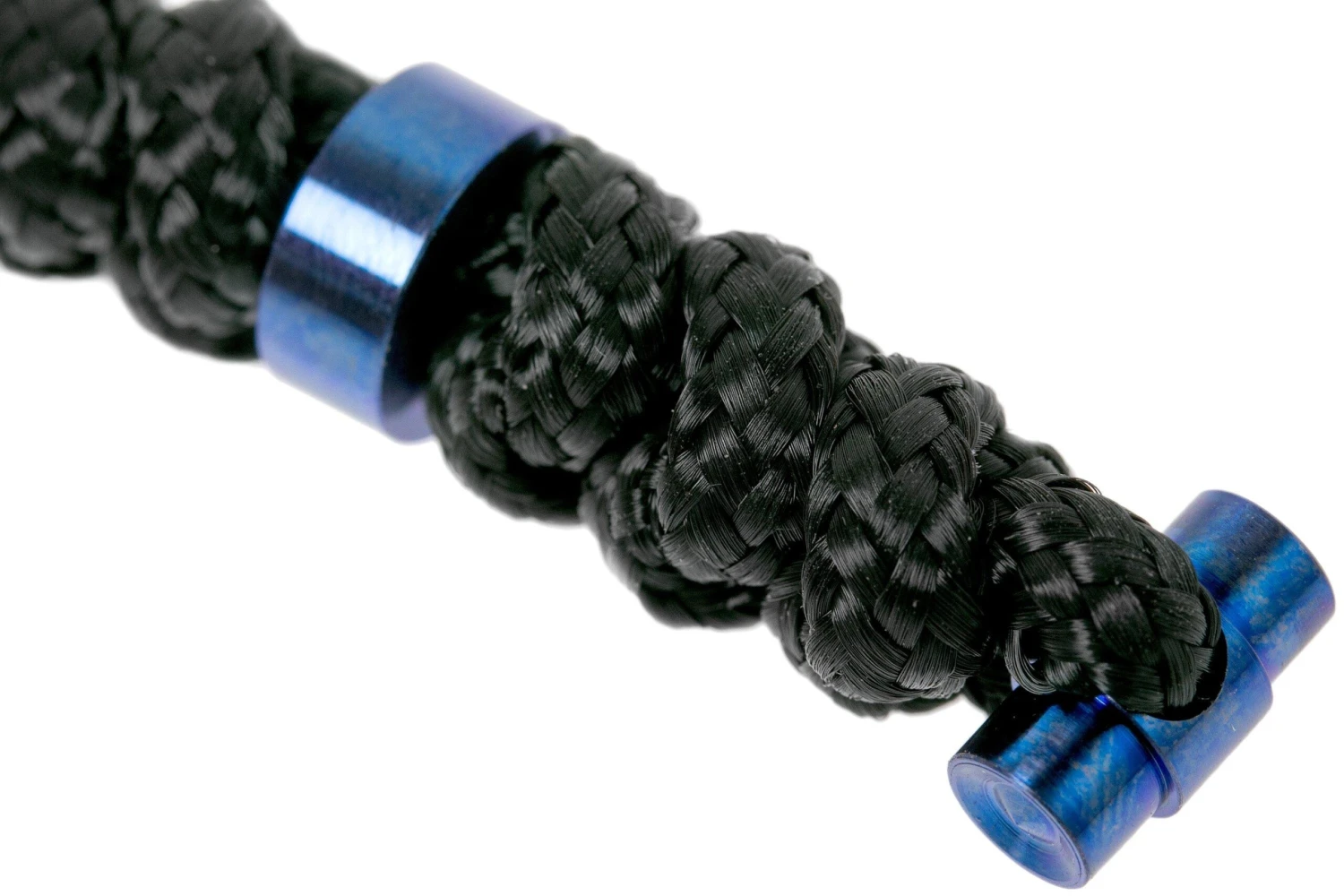 Chris Reeve Large Sebenza/Umnumzaan Lanyard With Bead Black/blue COM-7083 2 Chris Reeve Large Sebenza/Umnumzaan Lanyard With Bead Black/blue COM-7083 – Image 2