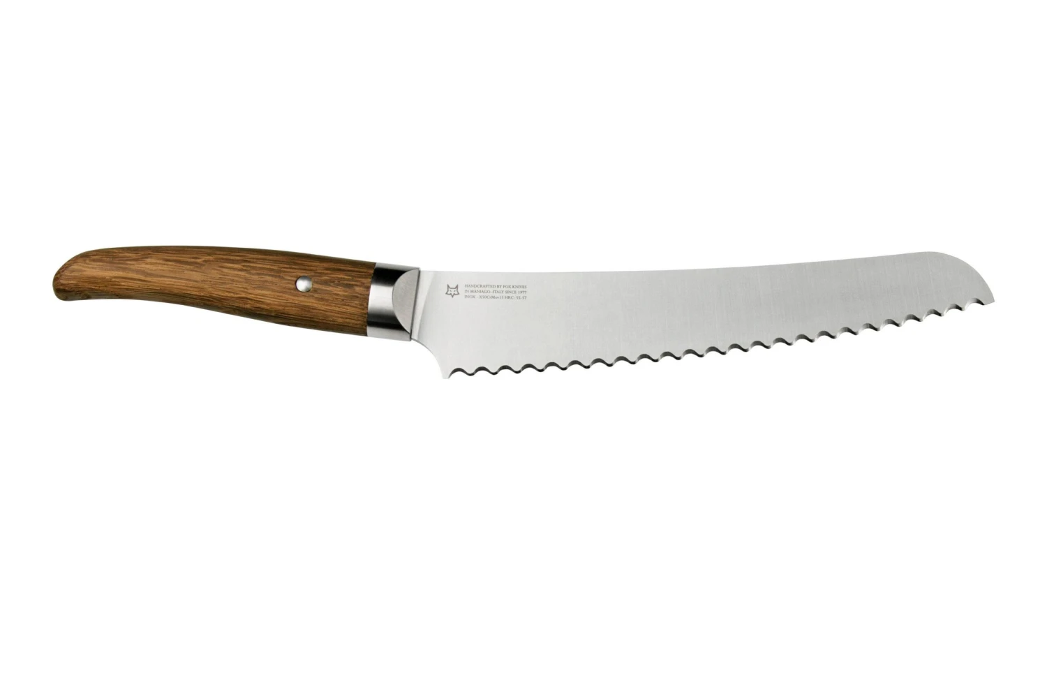 Due Cigni Coquus Bread Knife 21cm, 2C2106SO Couteau à Pain 2 Due Cigni Coquus Bread Knife 21cm, 2C2106SO Couteau à Pain – Image 2