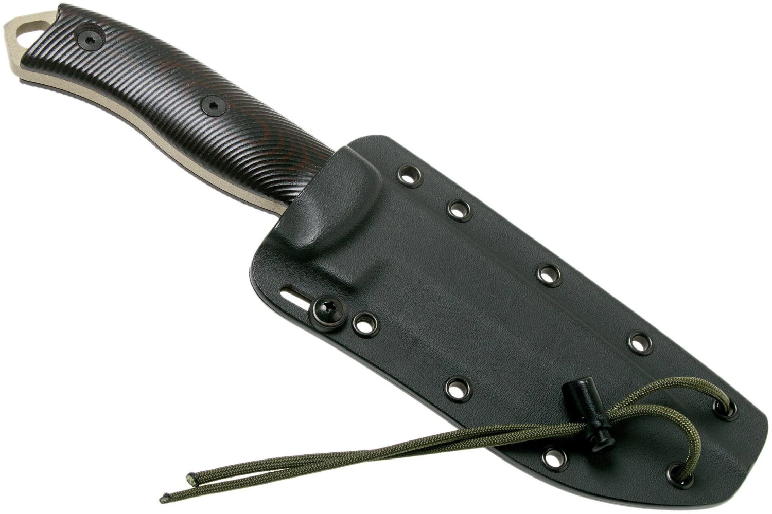 ESEE Model 5 Desert Tan Blade 3D Blood-Black G10 Couteau De Survie 5PDT-004 étui Kydex + Clip Plat 6 ESEE Model 5 Desert Tan Blade 3D Blood-Black G10 Couteau De Survie 5PDT-004 étui Kydex + Clip Plat – Image 6