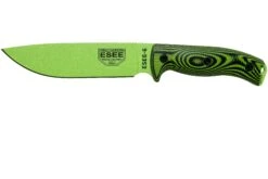 ESEE Model 6 Venom Green Blade 3D Neon Green-Black G10 Couteau De Survie 6PVG-007 étui Noir + Clip Plat