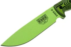 ESEE Model 6 Venom Green Blade 3D Neon Green-Black G10 Couteau De Survie 6PVG-007 étui Noir + Clip Plat -Couteaux Soldes Boutique EE 6PVG 007 03 esee knives