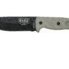 ESEE Model 5 Black Blade, Desert Tan Handle 5P-KO Couteau De Survie Sans étui