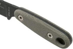 ESEE Izula II Tactical Gunsmoke IZULA-II-TG Couteau De Cou Avec étui Noir + Clip Ceinture -Couteaux Soldes Boutique EE IZULA2 TG 05 esee knives