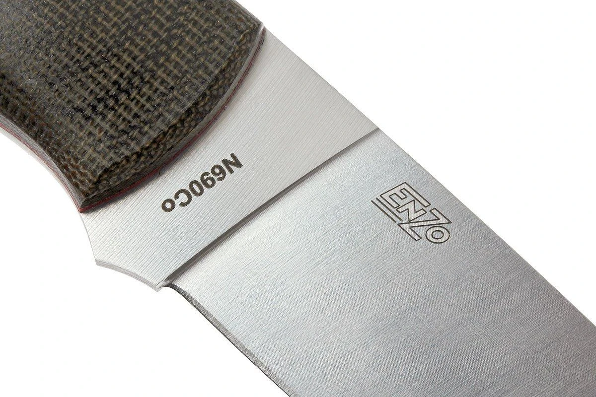 Brisa Trapper 95 - N690Co Flat - Green Canvas Micarta - 2015 3 Brisa Trapper 95 - N690Co Flat - Green Canvas Micarta - 2015 – Image 3